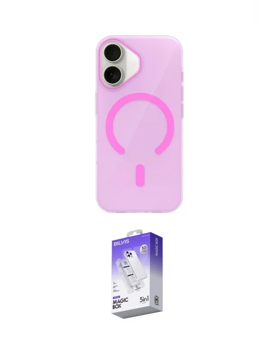 ieg™ iPhone 17 Kılıf Pusula Form Özel Seri - Siyah Bilvis 5in1 3D Magic Cam Ekran Koruyucu