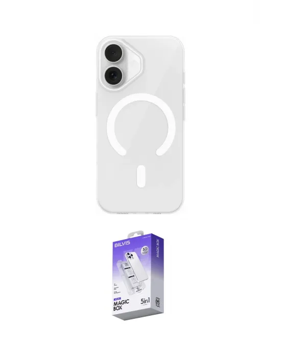 ieg™ iPhone 17 Kılıf Pusula Form Özel Seri - Siyah Bilvis 5in1 3D Magic Cam Ekran Koruyucu