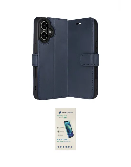 ieg™ iPhone 17 Kılıf Siluet Işık Serisi - Şeffaf Pasifik Cam Ekran Koruyucu