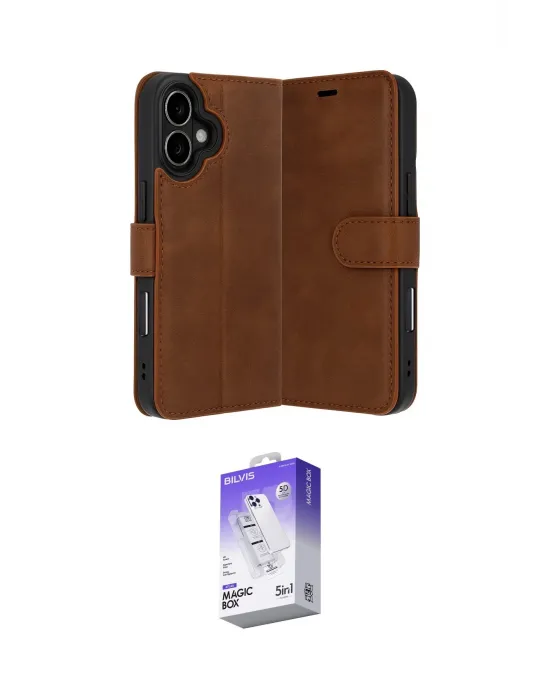 ieg™ iPhone 17 Kılıf Siluet Işık Serisi - Siyah Bilvis 5in1 3D Magic Cam Ekran Koruyucu