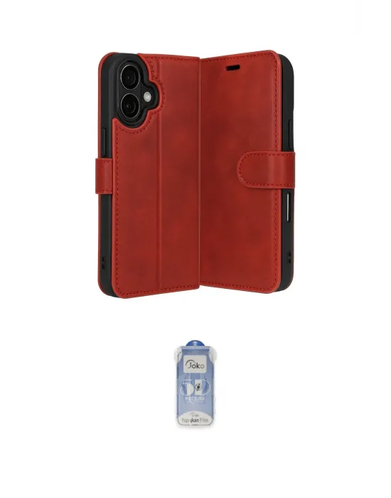 ieg™ iPhone 17 Kılıf Siluet Işık Serisi - Siyah Joko Magic 5D Cam