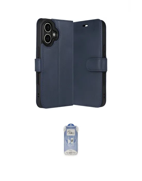 ieg™ iPhone 17 Kılıf Siluet Işık Serisi - Siyah Joko Magic 5D Cam
