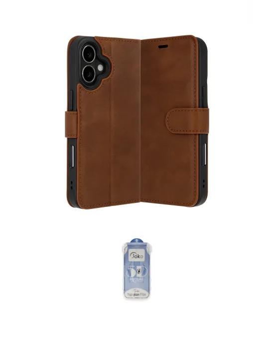 ieg™ iPhone 17 Kılıf Siluet Işık Serisi - Siyah Joko Magic 5D Cam