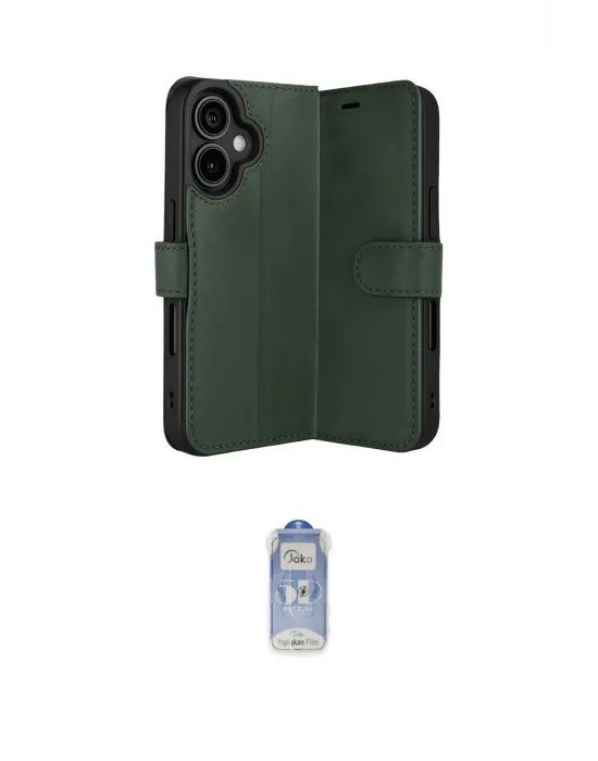ieg™ iPhone 17 Kılıf Siluet Işık Serisi - Siyah Joko Magic 5D Cam