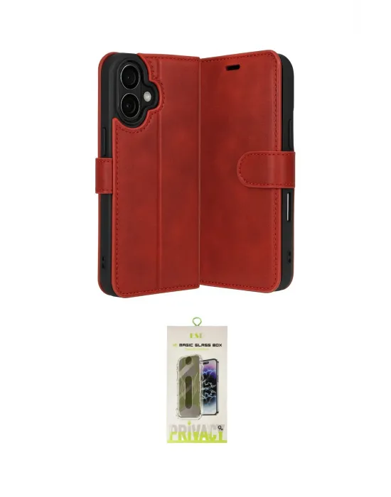 ieg™ iPhone 17 Kılıf Siluet Işık Serisi - Siyah Joko Magic 5D Hayalet Cam