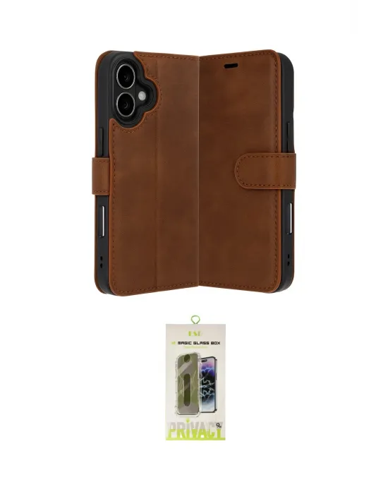 ieg™ iPhone 17 Kılıf Siluet Işık Serisi - Siyah Joko Magic 5D Hayalet Cam