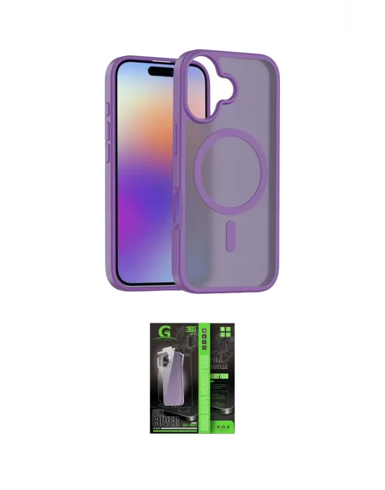 ieg™ iPhone 17 Kılıf Siluet Minimal Prime - Şeffaf 360 Full Body Arka Koruyucu