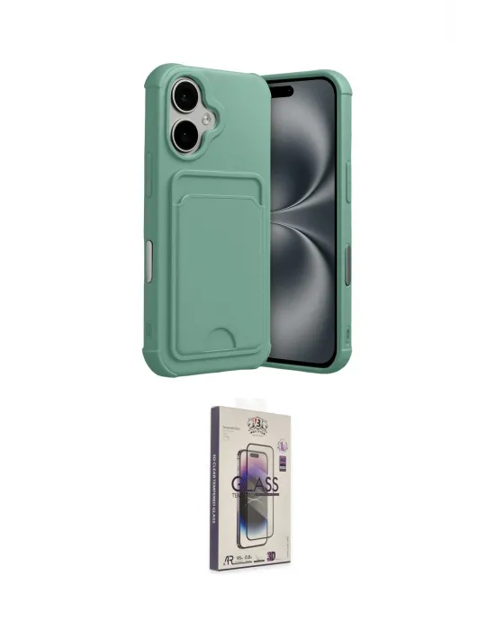 ieg™ iPhone 17 Kılıf Vadi Çizgi Prime - Siyah Bilvis 3D Cam Ekran Koruyucu
