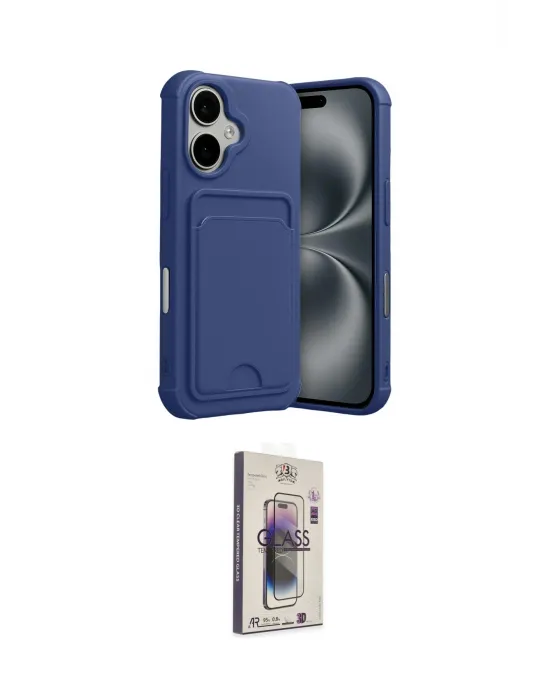 ieg™ iPhone 17 Kılıf Vadi Çizgi Prime - Siyah Bilvis 3D Cam Ekran Koruyucu