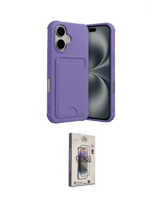 ieg™ iPhone 17 Kılıf Vadi Çizgi Prime - Siyah Bilvis 3D Cam Ekran Koruyucu