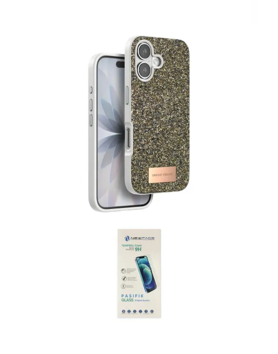 ieg™ iPhone 17 Kılıf Vadi Klasik Serisi - Şeffaf Pasifik Cam Ekran Koruyucu