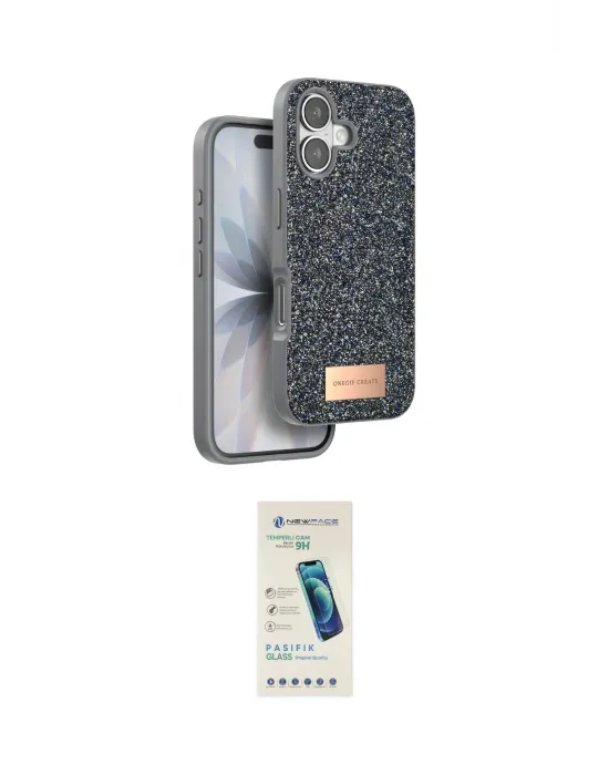 ieg™ iPhone 17 Kılıf Vadi Klasik Serisi - Şeffaf Pasifik Cam Ekran Koruyucu