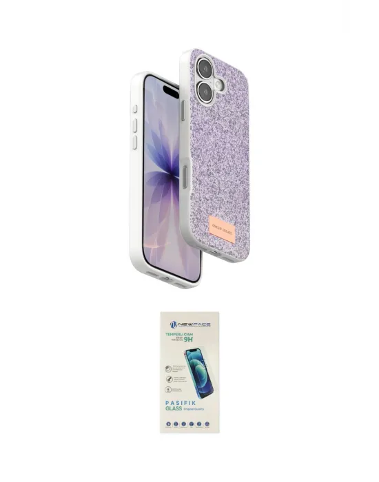 ieg™ iPhone 17 Kılıf Vadi Klasik Serisi - Şeffaf Pasifik Cam Ekran Koruyucu