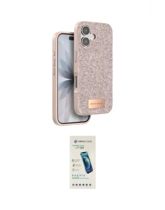 ieg™ iPhone 17 Kılıf Vadi Klasik Serisi - Şeffaf Pasifik Cam Ekran Koruyucu
