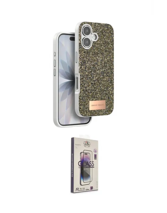 ieg™ iPhone 17 Kılıf Vadi Klasik Serisi - Siyah Bilvis 3D Cam Ekran Koruyucu