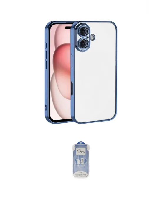 ieg™ iPhone 17 Kılıf Vadi Minimal - Siyah Joko Magic 5D Cam