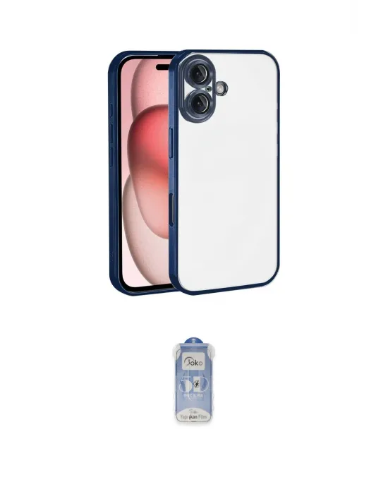 ieg™ iPhone 17 Kılıf Vadi Minimal - Siyah Joko Magic 5D Cam