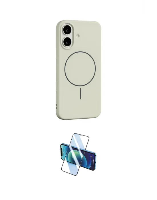 ieg™ iPhone 17 Kılıf Yankı Form Serisi - Siyah 3D Antistatik Cam Ekran Koruyucu
