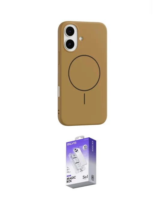 ieg™ iPhone 17 Kılıf Yankı Form Serisi - Siyah Bilvis 5in1 3D Magic Cam Ekran Koruyucu