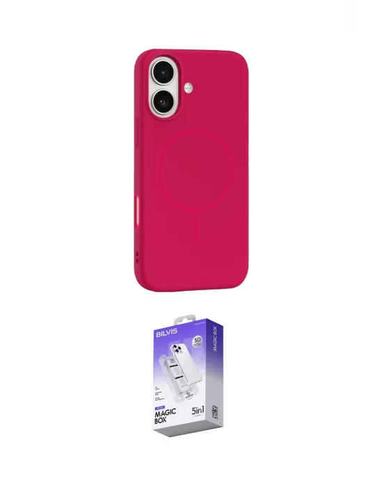 ieg™ iPhone 17 Kılıf Yankı Form Serisi - Siyah Bilvis 5in1 3D Magic Cam Ekran Koruyucu