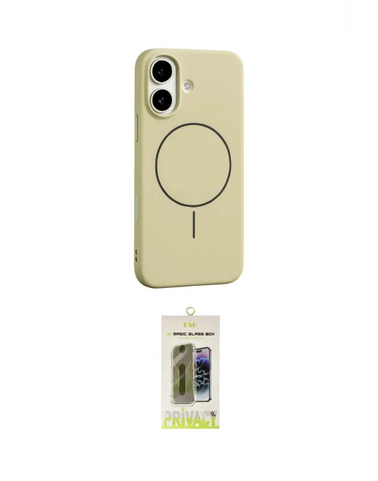 ieg™ iPhone 17 Kılıf Yankı Form Serisi - Siyah Joko Magic 5D Hayalet Cam