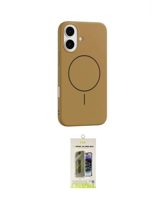 ieg™ iPhone 17 Kılıf Yankı Form Serisi - Siyah Joko Magic 5D Hayalet Cam