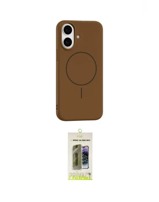 ieg™ iPhone 17 Kılıf Yankı Form Serisi - Siyah Joko Magic 5D Hayalet Cam