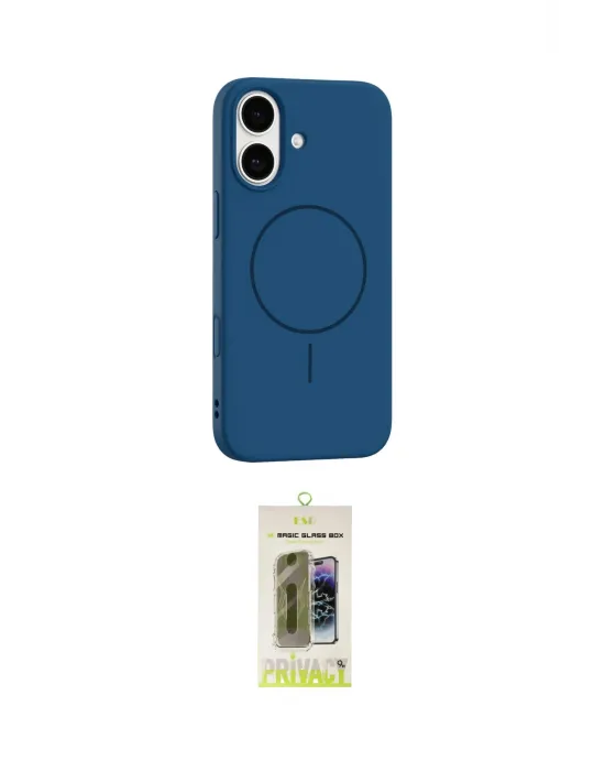 ieg™ iPhone 17 Kılıf Yankı Form Serisi - Siyah Joko Magic 5D Hayalet Cam