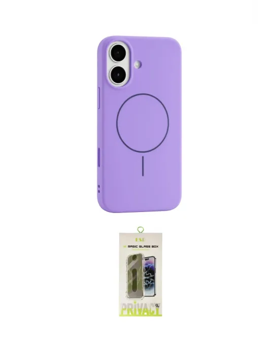 ieg™ iPhone 17 Kılıf Yankı Form Serisi - Siyah Joko Magic 5D Hayalet Cam
