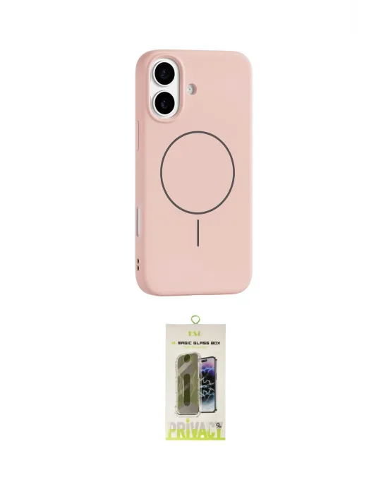 ieg™ iPhone 17 Kılıf Yankı Form Serisi - Siyah Joko Magic 5D Hayalet Cam