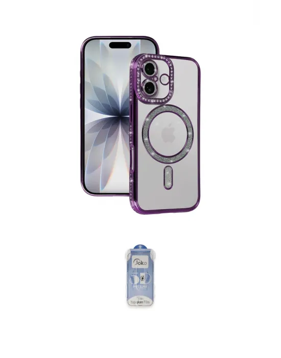 ieg™ iPhone 17 Kılıf Zirve Doku Prime - Siyah Joko Magic 5D Cam