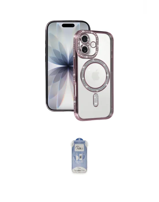 ieg™ iPhone 17 Kılıf Zirve Doku Prime - Siyah Joko Magic 5D Cam