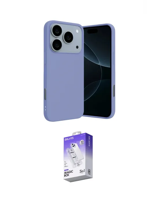 ieg™ iPhone 17 Pro Kılıf Ahenk Serisi - Siyah Bilvis 5in1 3D Magic Cam Ekran Koruyucu