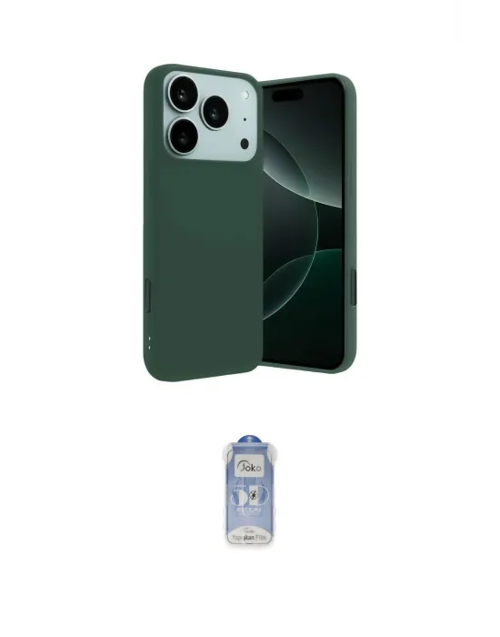 ieg™ iPhone 17 Pro Kılıf Ahenk Serisi - Siyah Joko Magic 5D Cam