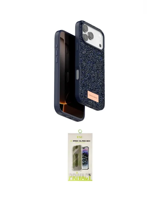 ieg™ iPhone 17 Pro Kılıf Vadi Klasik Serisi - Siyah Joko Magic 5D Hayalet Cam