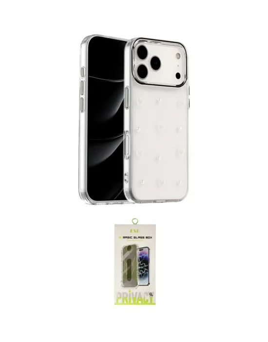 ieg™ iPhone 17 Pro Kılıf Yörünge Form - Siyah Joko Magic 5D Hayalet Cam