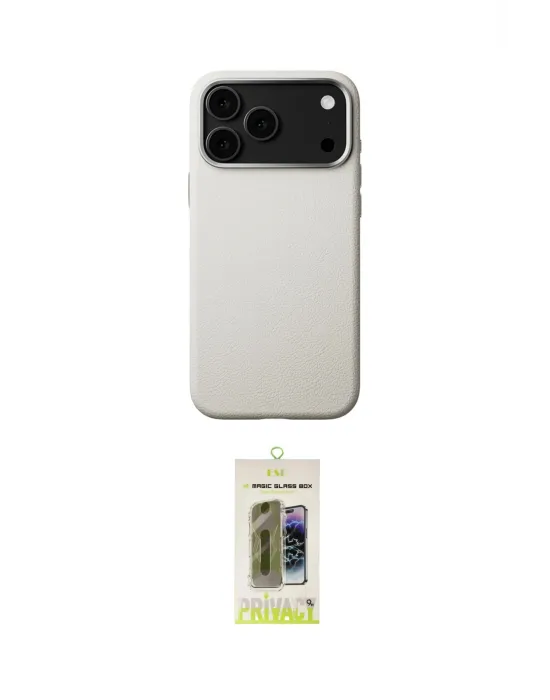ieg™ iPhone 17 Pro Kılıf Zirve Modern Prime - Siyah Joko Magic 5D Hayalet Cam