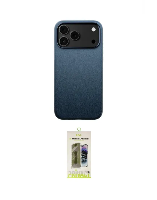 ieg™ iPhone 17 Pro Kılıf Zirve Modern Prime - Siyah Joko Magic 5D Hayalet Cam
