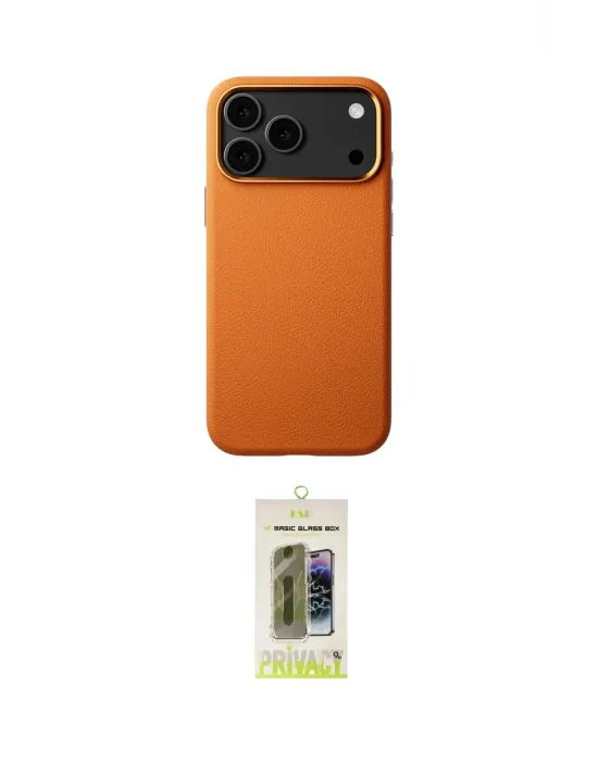 ieg™ iPhone 17 Pro Kılıf Zirve Modern Prime - Siyah Joko Magic 5D Hayalet Cam