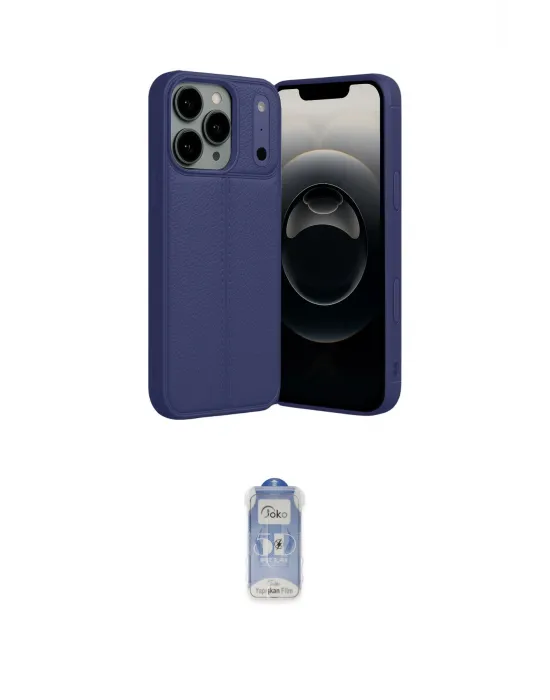 ieg™ iPhone 17 Pro Max Kılıf Doruk Klasik Özel Seri - Siyah Joko Magic 5D Cam