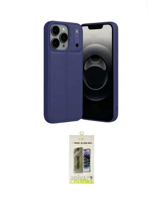 ieg™ iPhone 17 Pro Max Kılıf Doruk Klasik Özel Seri - Siyah Joko Magic 5D Hayalet Cam