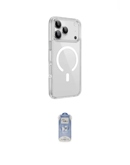 ieg™ iPhone 17 Pro Max Kılıf Kutup Klasik Serisi - Siyah Joko Magic 5D Cam