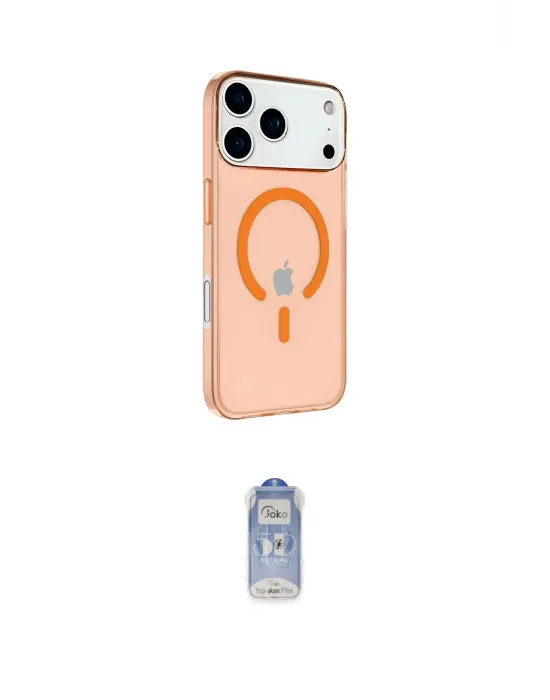 ieg™ iPhone 17 Pro Max Kılıf Kutup Klasik Serisi - Siyah Joko Magic 5D Cam