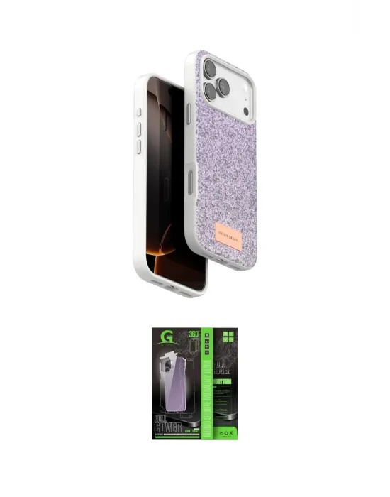 ieg™ iPhone 17 Pro Max Kılıf Vadi Klasik Serisi - Şeffaf 360 Full Body Arka Koruyucu