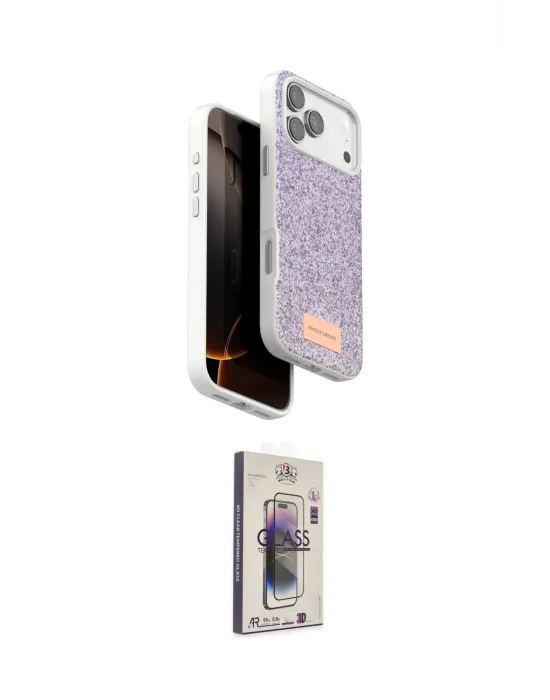 ieg™ iPhone 17 Pro Max Kılıf Vadi Klasik Serisi - Siyah Bilvis 3D Cam Ekran Koruyucu