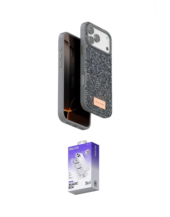 ieg™ iPhone 17 Pro Max Kılıf Vadi Klasik Serisi - Siyah Bilvis 5in1 3D Magic Cam Ekran Koruyucu