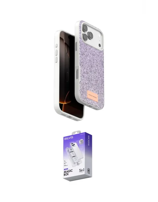 ieg™ iPhone 17 Pro Max Kılıf Vadi Klasik Serisi - Siyah Bilvis 5in1 3D Magic Cam Ekran Koruyucu