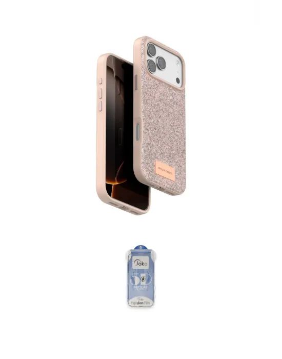 ieg™ iPhone 17 Pro Max Kılıf Vadi Klasik Serisi - Siyah Joko Magic 5D Cam