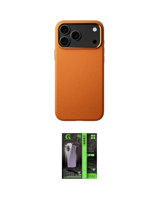 ieg™ iPhone 17 Pro Max Kılıf Zirve Modern Prime - Şeffaf 360 Full Body Arka Koruyucu