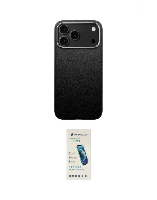 ieg™ iPhone 17 Pro Max Kılıf Zirve Modern Prime - Şeffaf Pasifik Cam Ekran Koruyucu